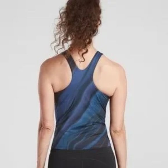 NWT - Athleta Lightning Print Support Top - Size M - Originally $69 - Picture 2 of 5